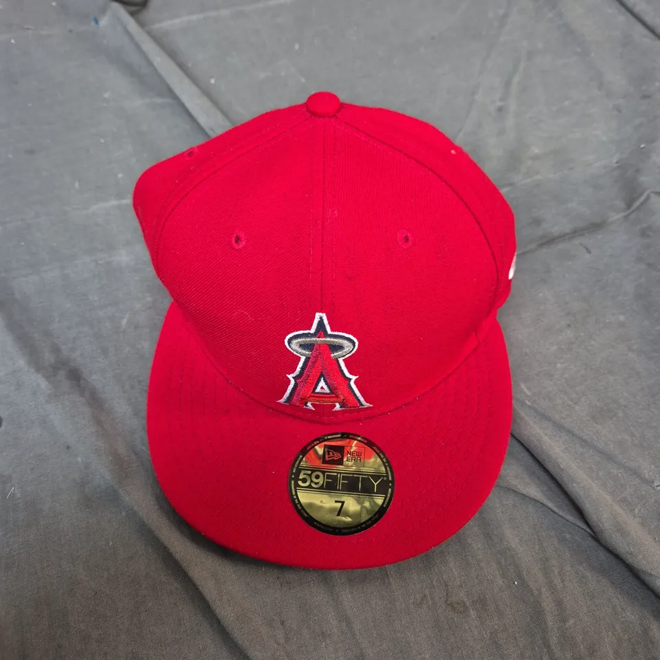 LOS ANGELES ANGELS RED NEW ERA 59FIFTY CAP