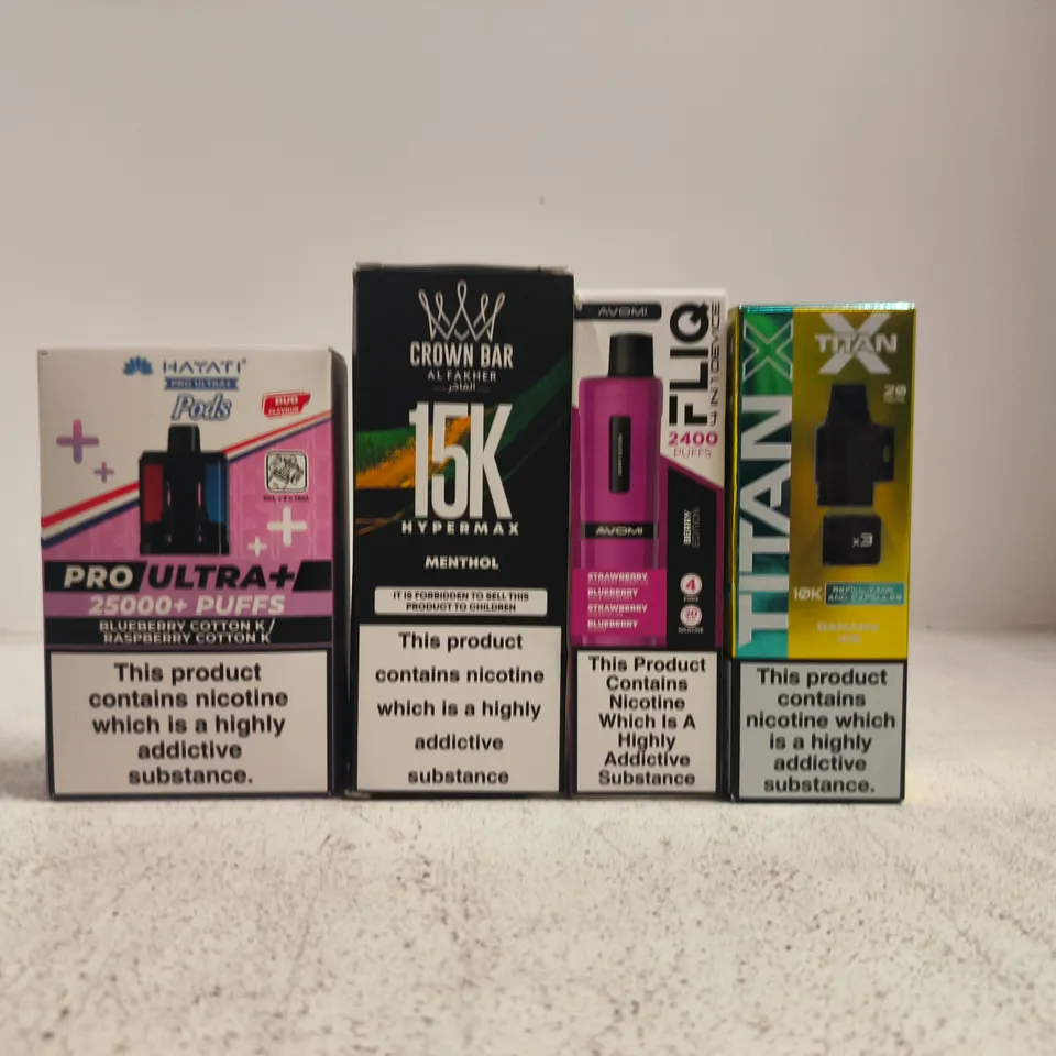 APPROXIAMTELY 20 ASSORTED VAPING PRODUCTS - COLLECTION ONLY