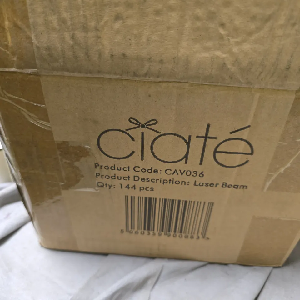 CIATÉ London Glitter Nail Art Beads – Laser Beam (Mini Glitter) – 144 pcs