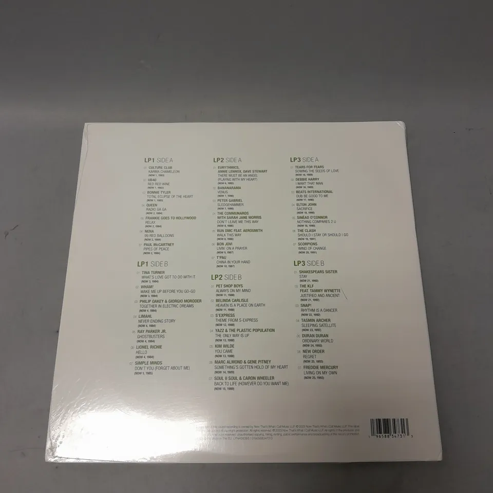 SEALED NOW THATS WHAT I CALL MUSIC 83-93 VINYL