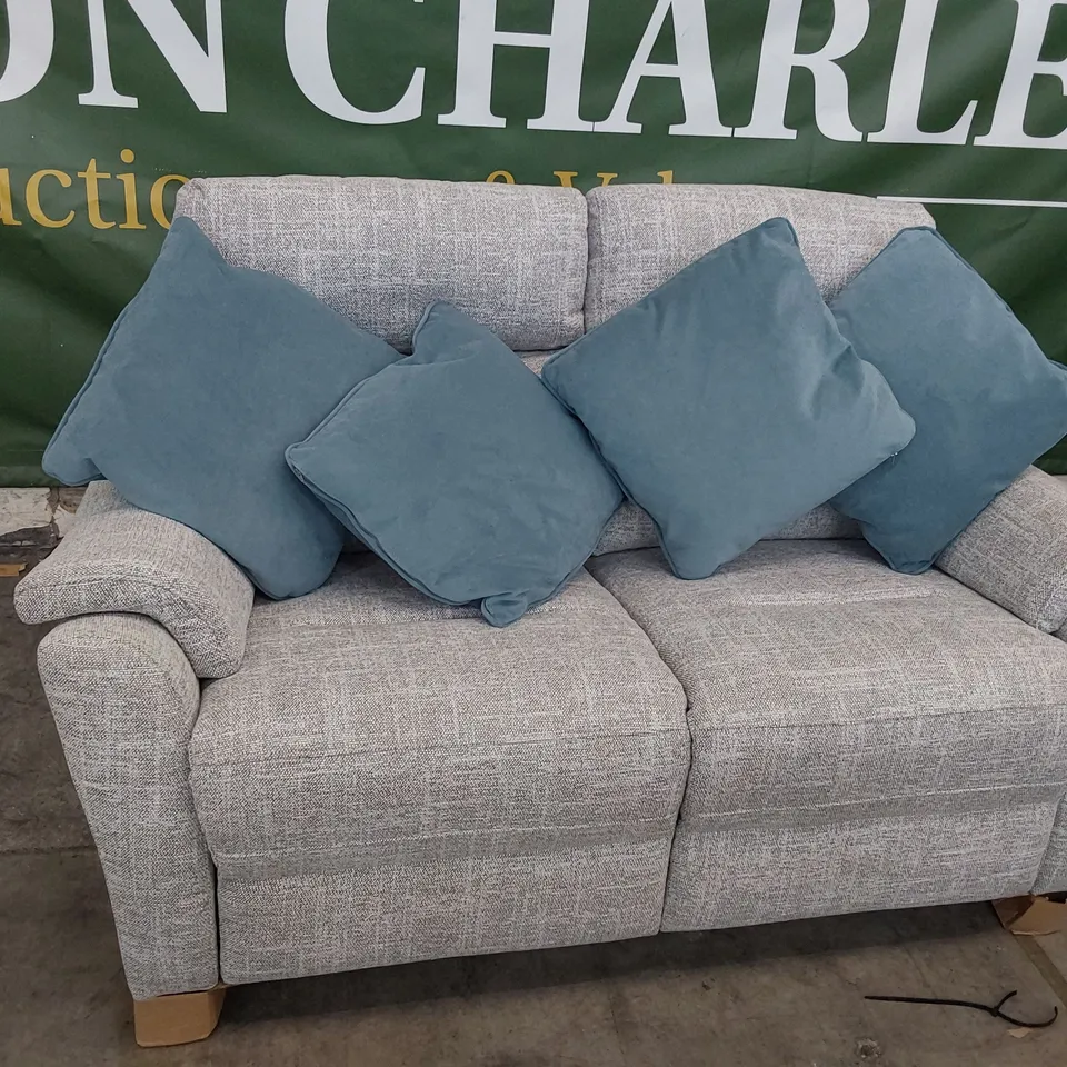 QUALITY BRITISH DESIGNER G PLAN HURST SMALL SOFA DALI CLOUD FABRIC 