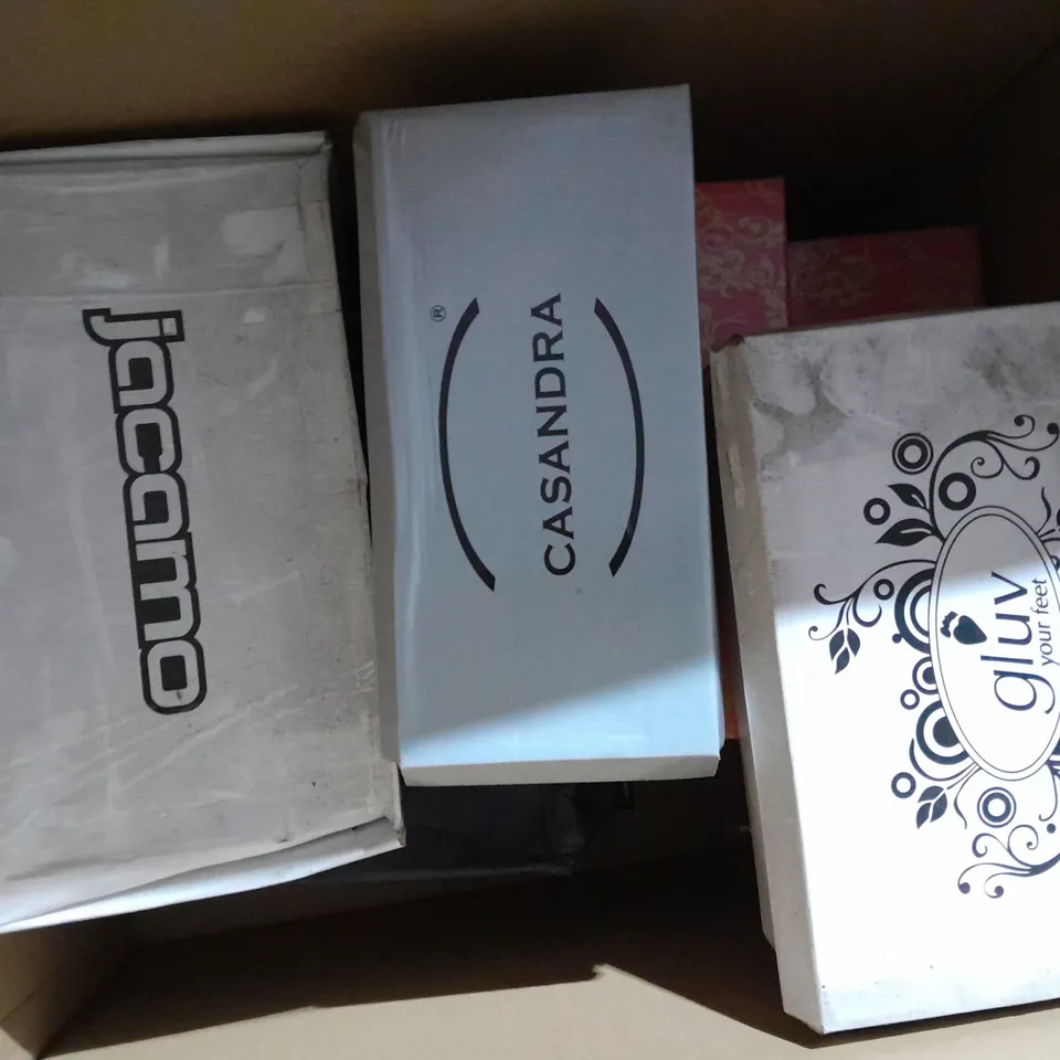 APPROXIMATELY 10 BOXED PAIRS OF ASSORTED SHOES IN VARIOUS STYLES AND SIZES 