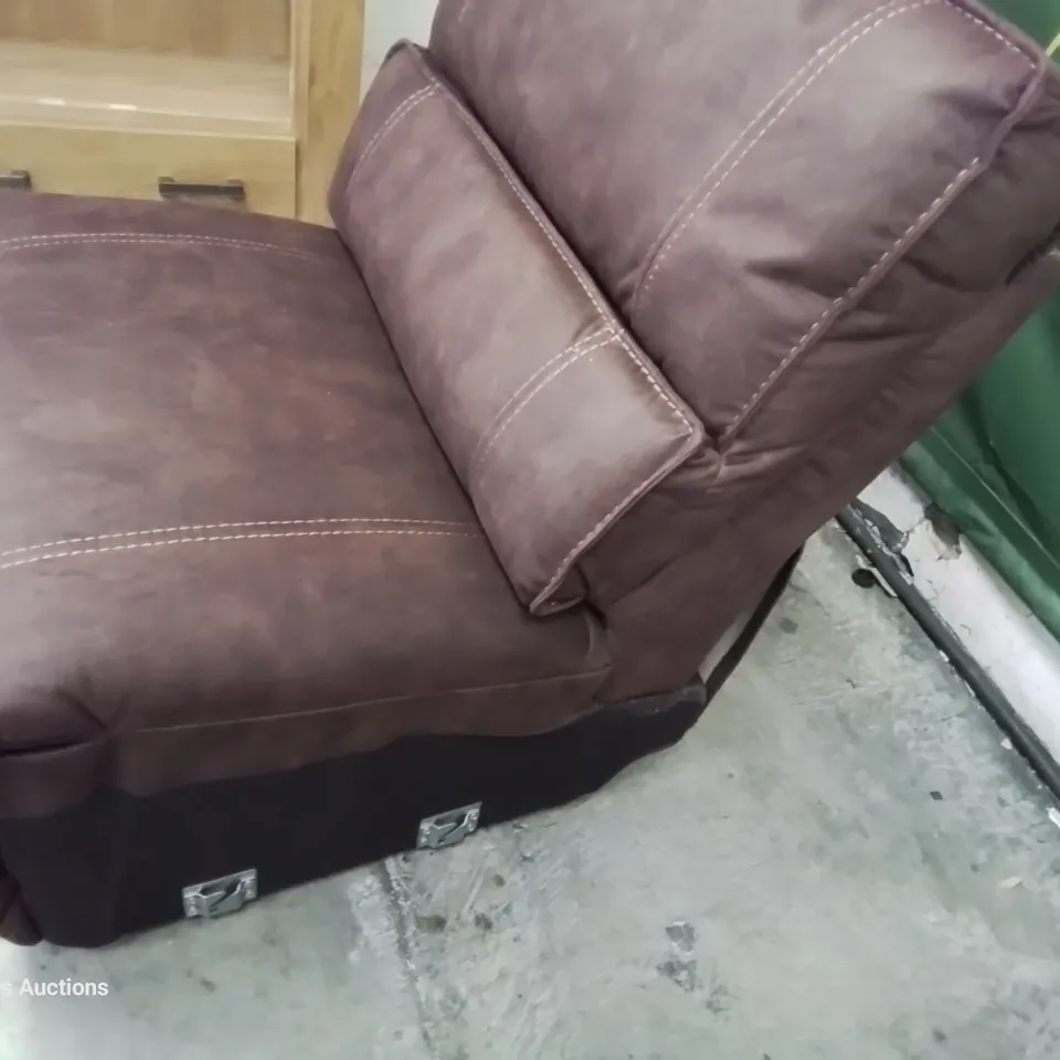 DESIGNER BROWN LEATHER SECTION