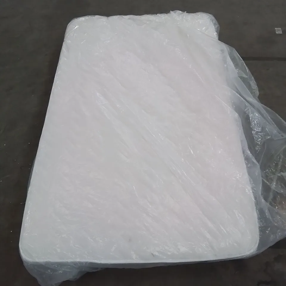 QUALITY BAGGED MEMORY FOAM TOP LAYER COIL SPRUNG DOUBLE MATTRESS 