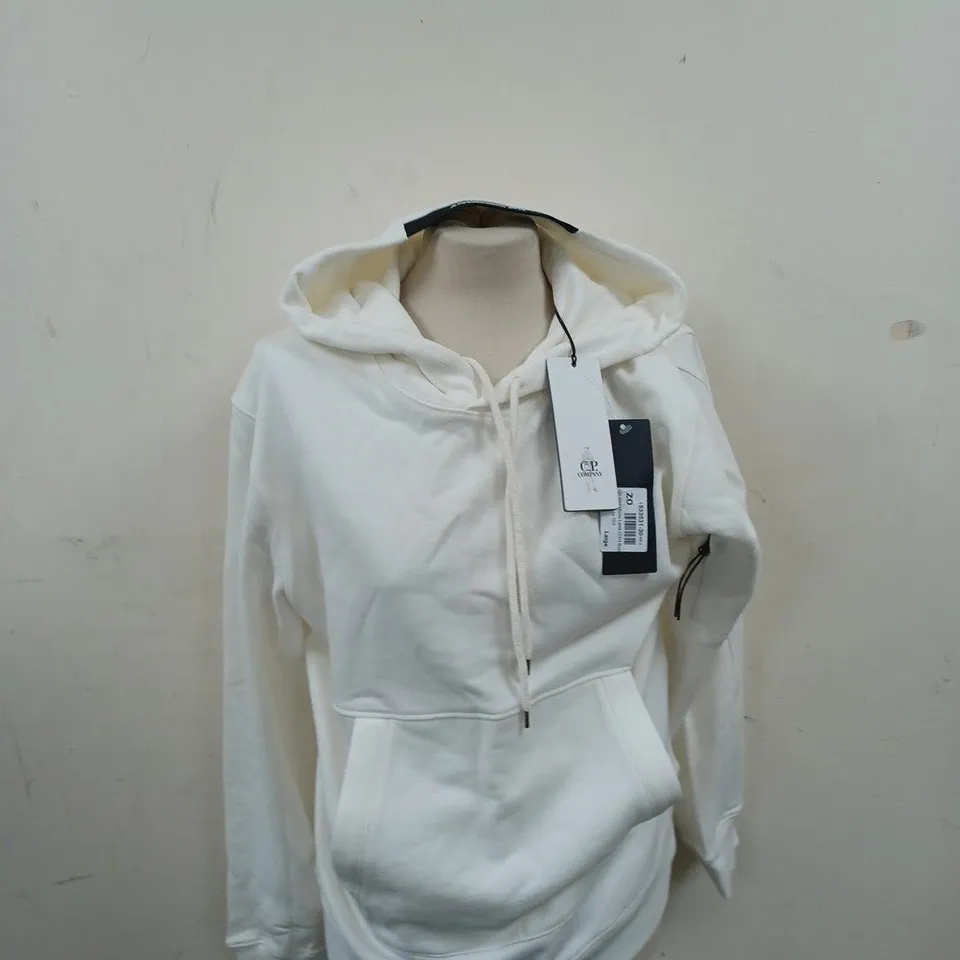 LARGE MENS CP COMPANY JUMPER GAUZE WHITE 