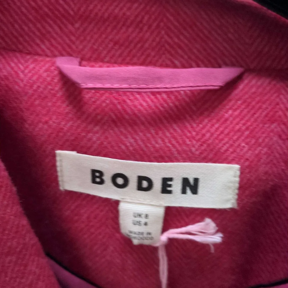 BODEN WOMEN'S PINK BLAZER – UK 8 (EU 36)