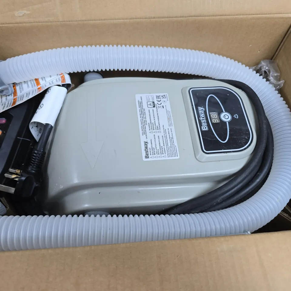 BOXED BESTWAY FLOW CLEAR POOL HEATER
