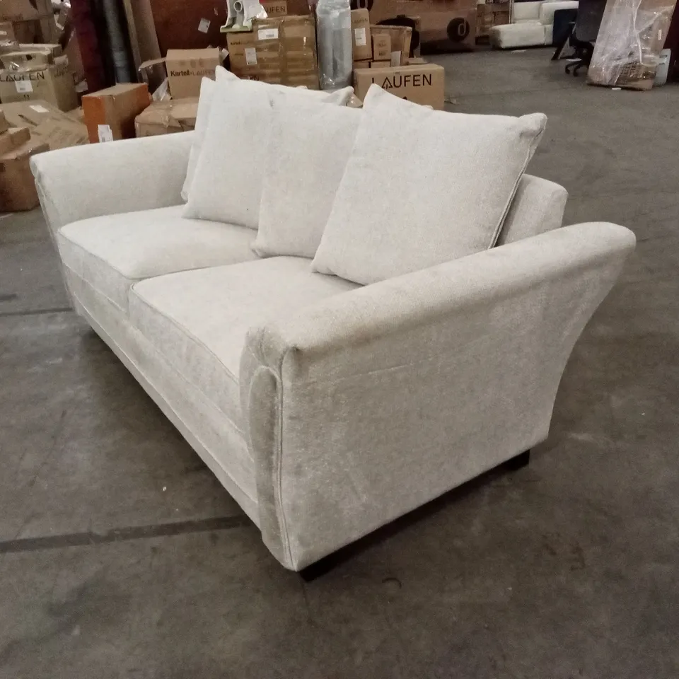 DURY CHUNKY WEAVE 3 SEATER SCATTERBACK SOFA - NATURAL RRP £599