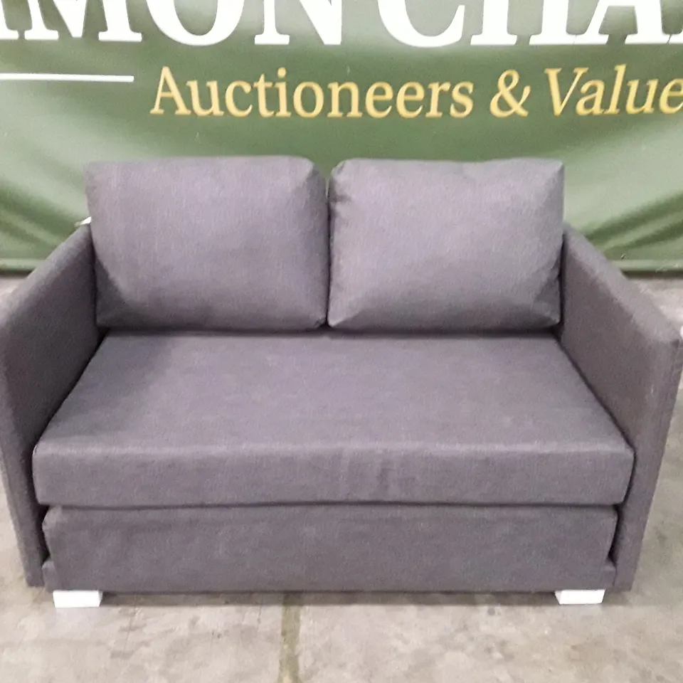 QUALITY DESIGNER HOLLANDER MADE BY ORDER SOFA BED - GREY FABRIC