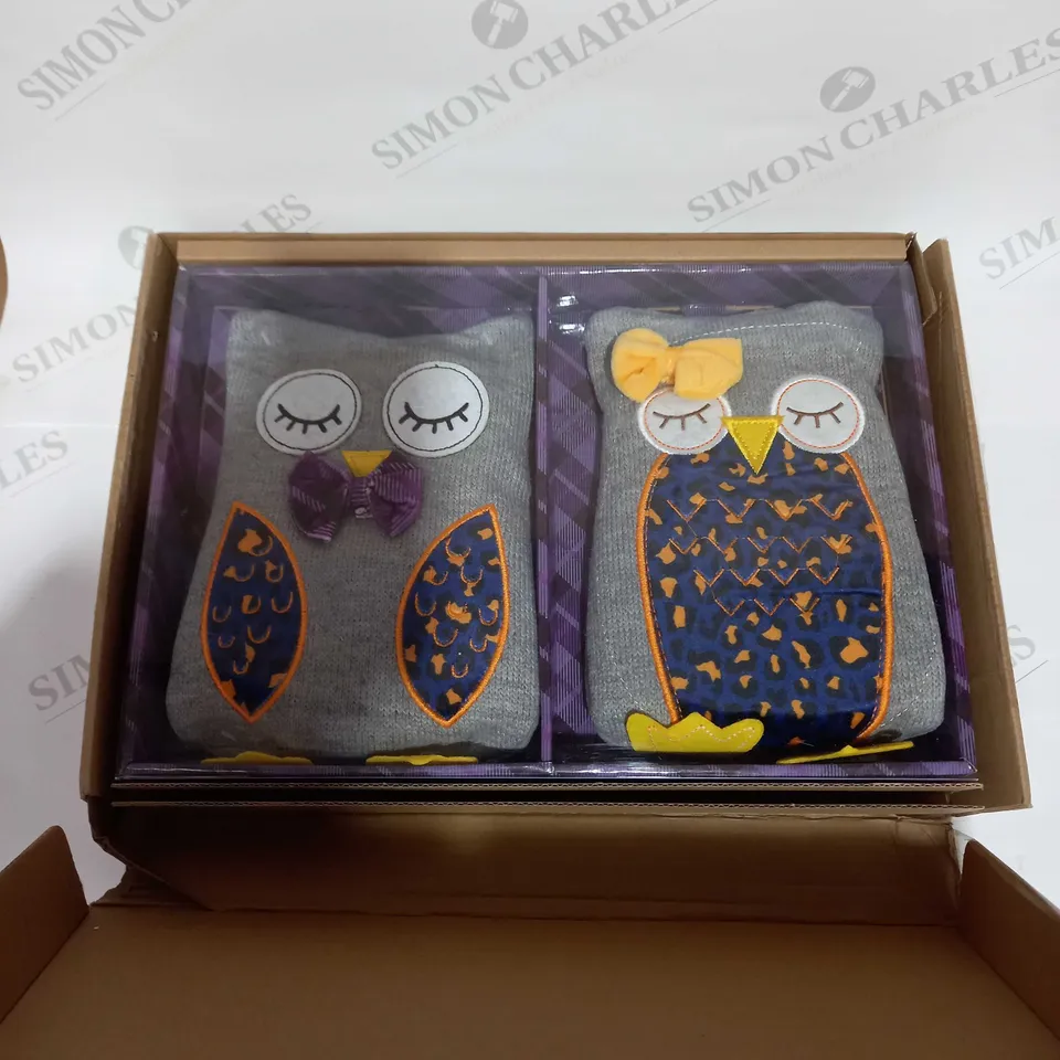 OUTLET MR & MRS OWL MICROWAVABLE HOTTIES