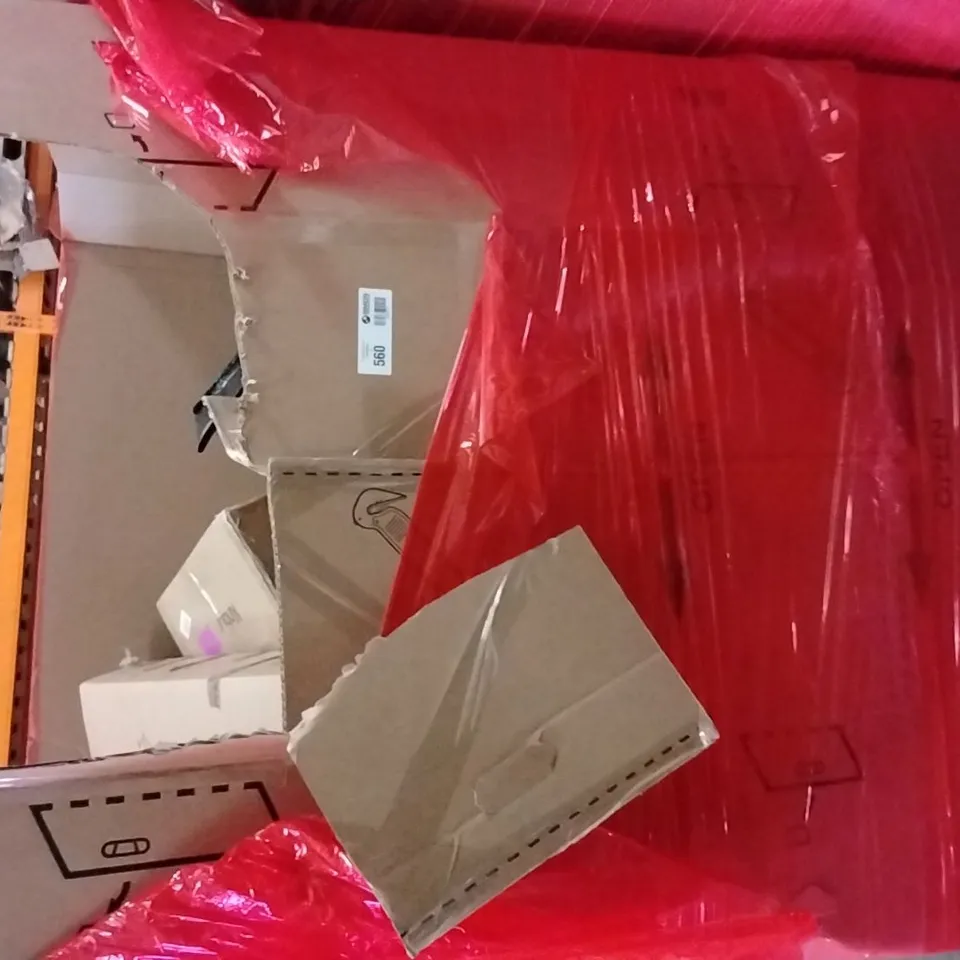 PALLET OF ASSORTED HOUSEHOLD GOODS AND PRODUCTS TO INCLUDE;HEAT PRESS MACHINE,CHEST OF DRAWERS,AIR FRYER OVEN