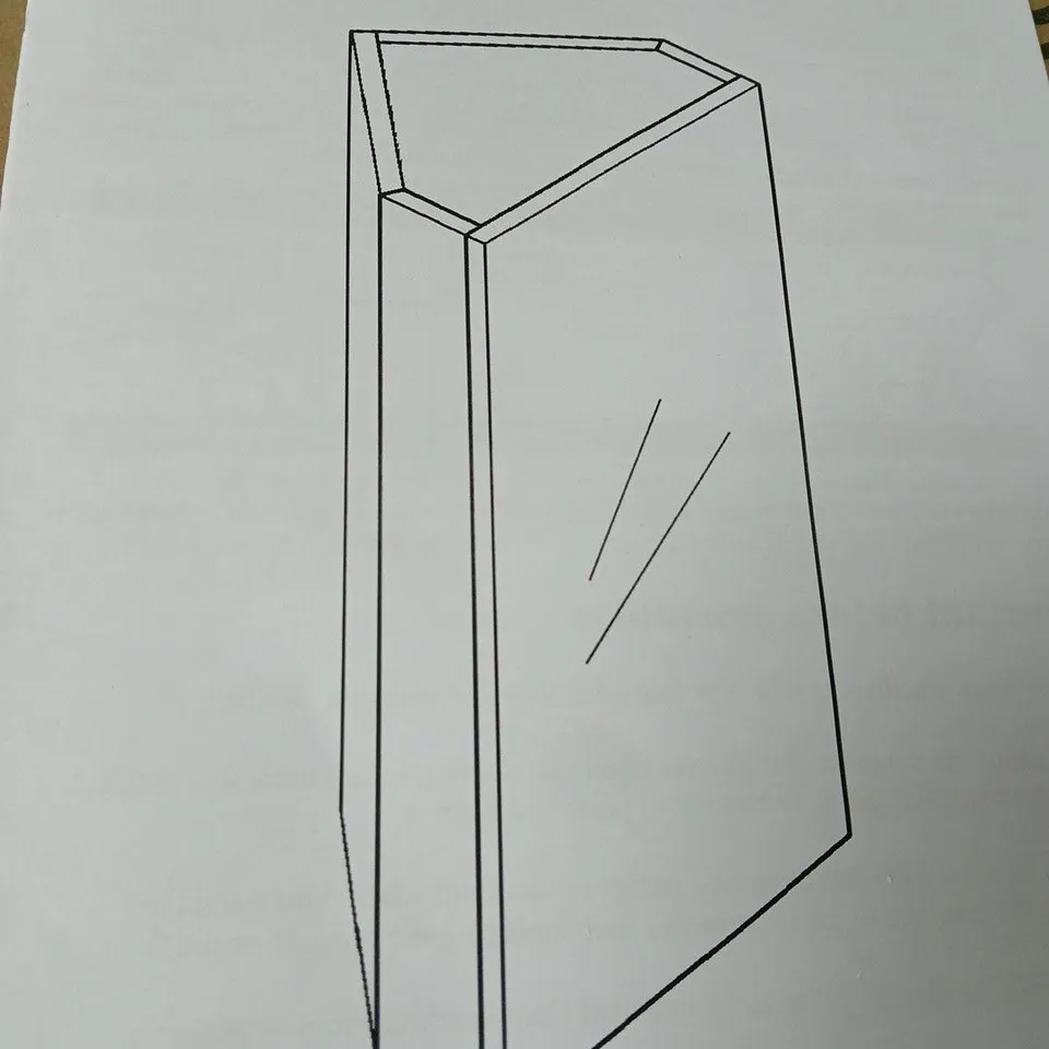 BOXED CORNER SHELVING UNIT - WHITE