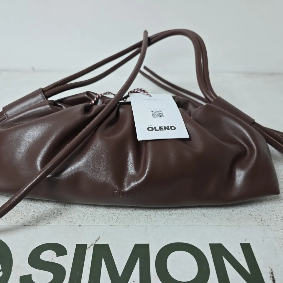 OLEND DUMPLING BAG – CHOCOLATE