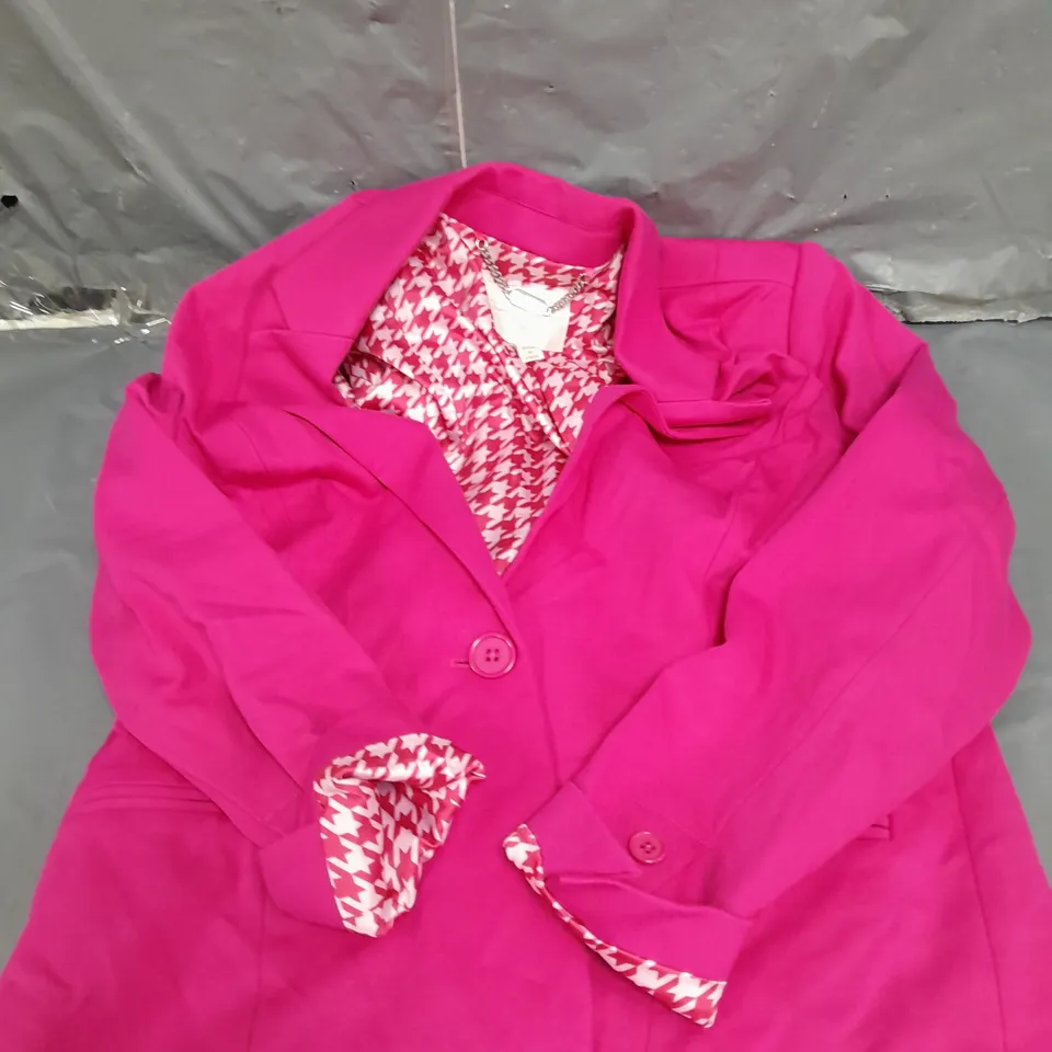 DANNII MINOGUE PETITES PINK BLAZER - 10