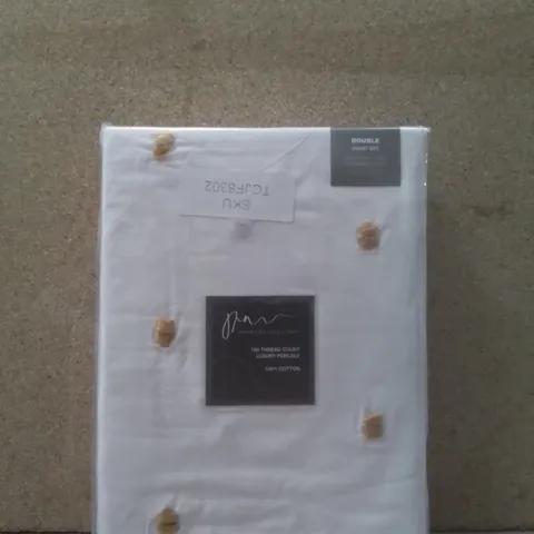 BRAND NEW ROSENTHALS DOUBLE DUVET SET - WHITE 