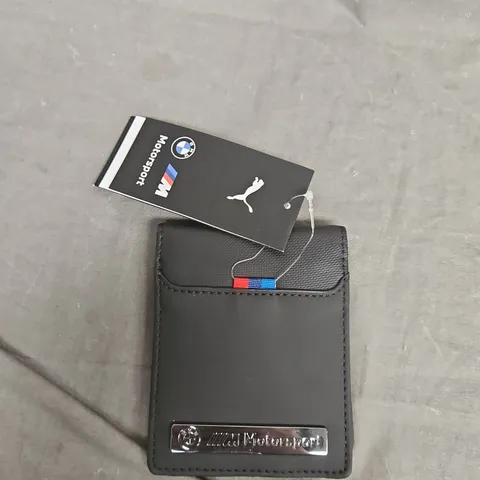 PUMA BMW MOTORSPORT WALLET IN BLACK