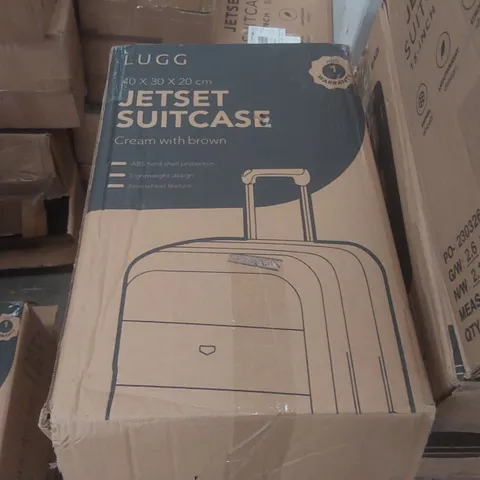 BOXED LUGG TRAVEL SUITCASE