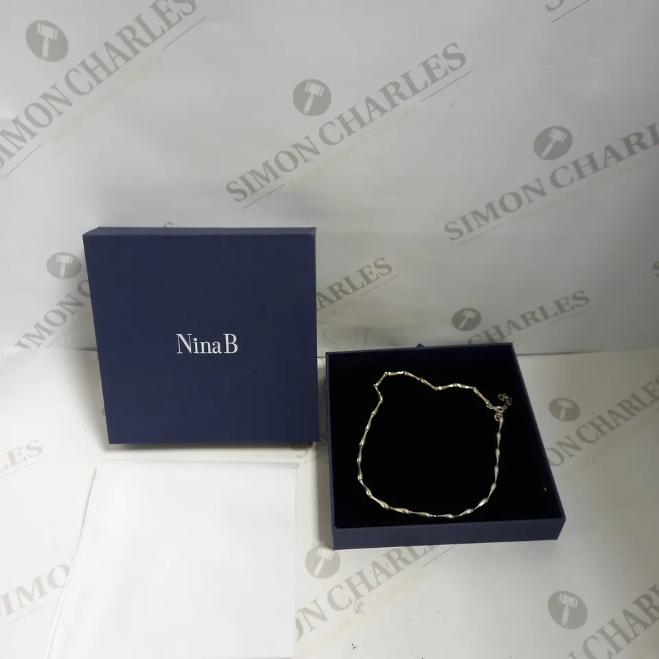 BOXED NINA-B NECKLACE - SILVER