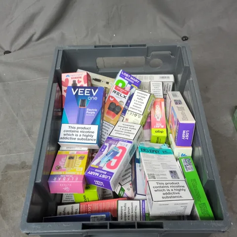 TOTE OF APPROXIMATELY 25 ASSORTED ELECTRONIC CIGARETTE ITEMS TO INCLUDE:  ASPIRE MAGNUM DEVICE 
