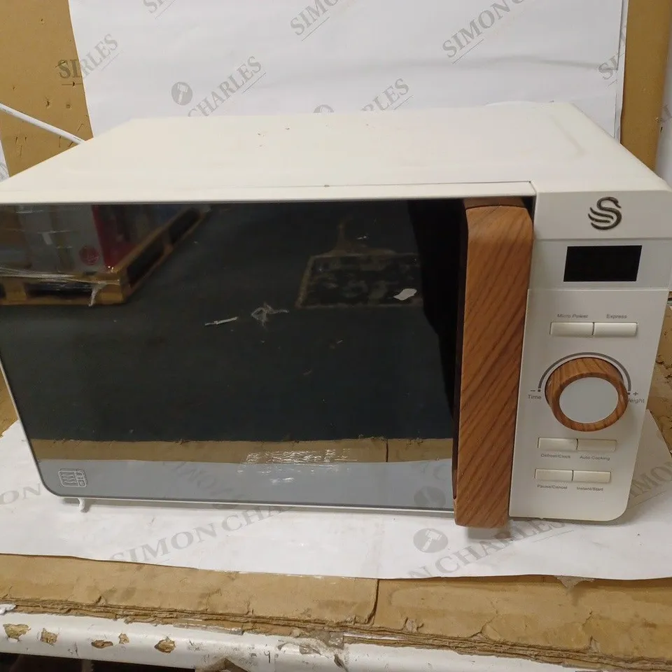 SWAN SM22036WHTN NORDIC DIGITAL MICROWAVE