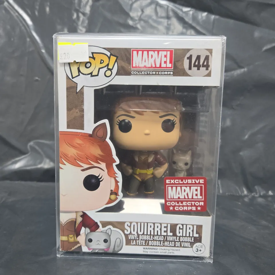 POP! MARVEL COLLECTOR CORPS - SQUIRREL GIRL VINYL BOBBLE HEAD - 144