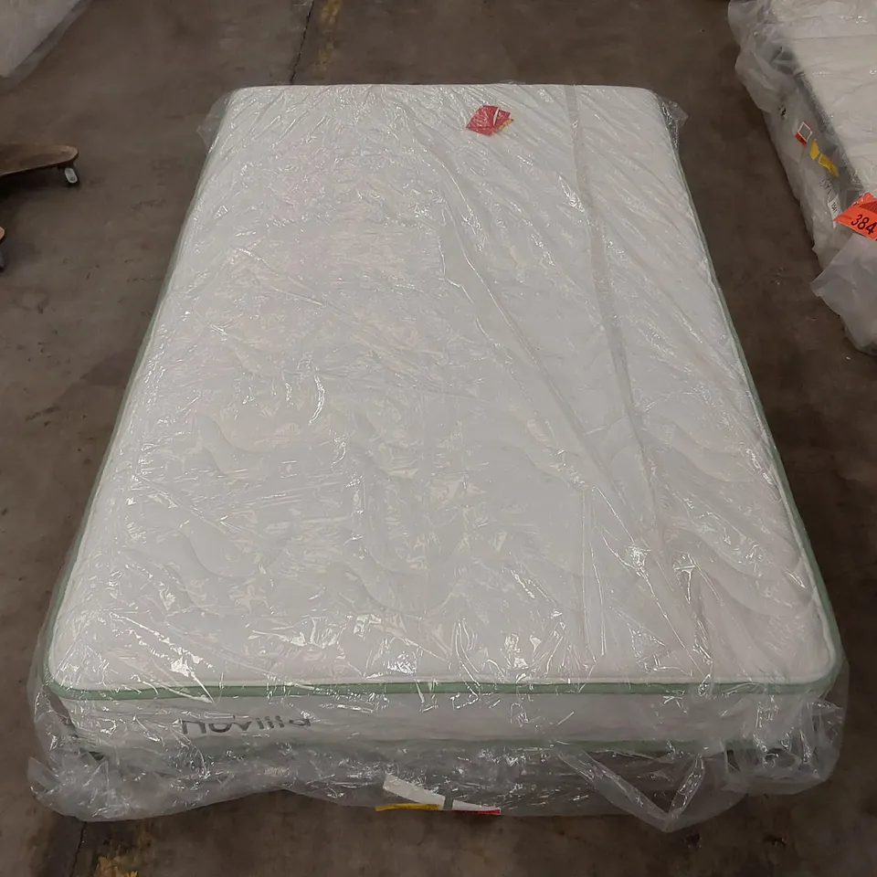 QUALITY BAGGED NOVILLA 25CM ORTHO MEMORY FOAM POCKET SPRUNG ZONED MATTRESS - 120CM SMALL DOUBLE