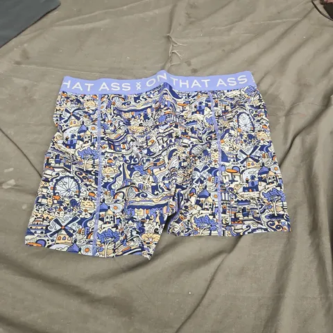HAT ASS X ON THAT ASS BOXER SHORTS – CITYSCAPE PRINT (MEN'S UNDERWEAR)