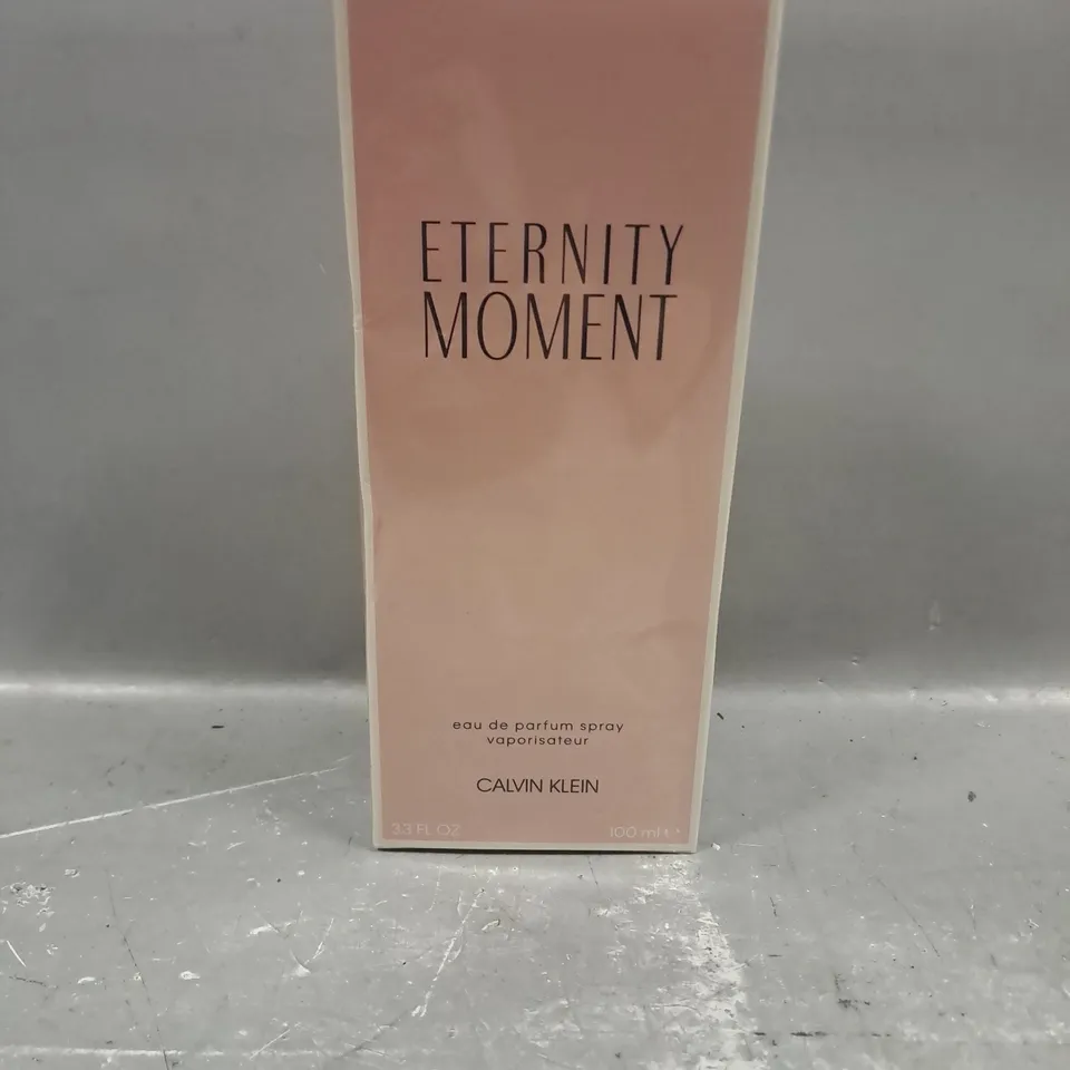 BOXED AND SEALED CALVIN KLEIN ETERNITY MOMENT EAU DE PARFUM 100ML