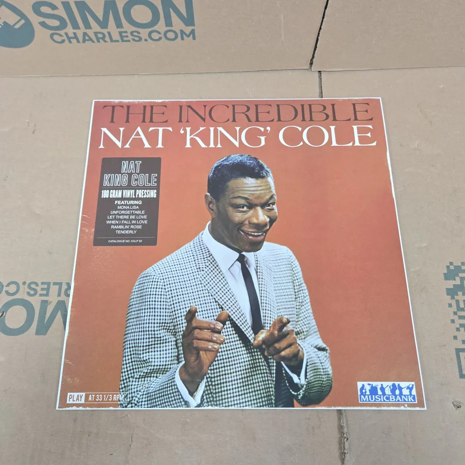 NAT KING COLE – THE INCREDIBLE NAT 'KING' COLE VINYL 