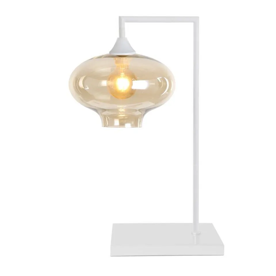 BOXED WANG 59CM TABLE LAMP- WHITE (2 BOX)