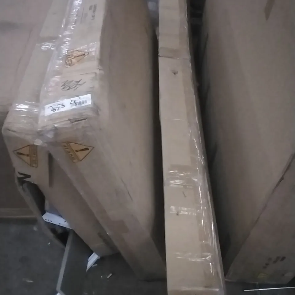 BOXED ASPEN SINGLE STORAGE BED - OAK (2 BOXES)