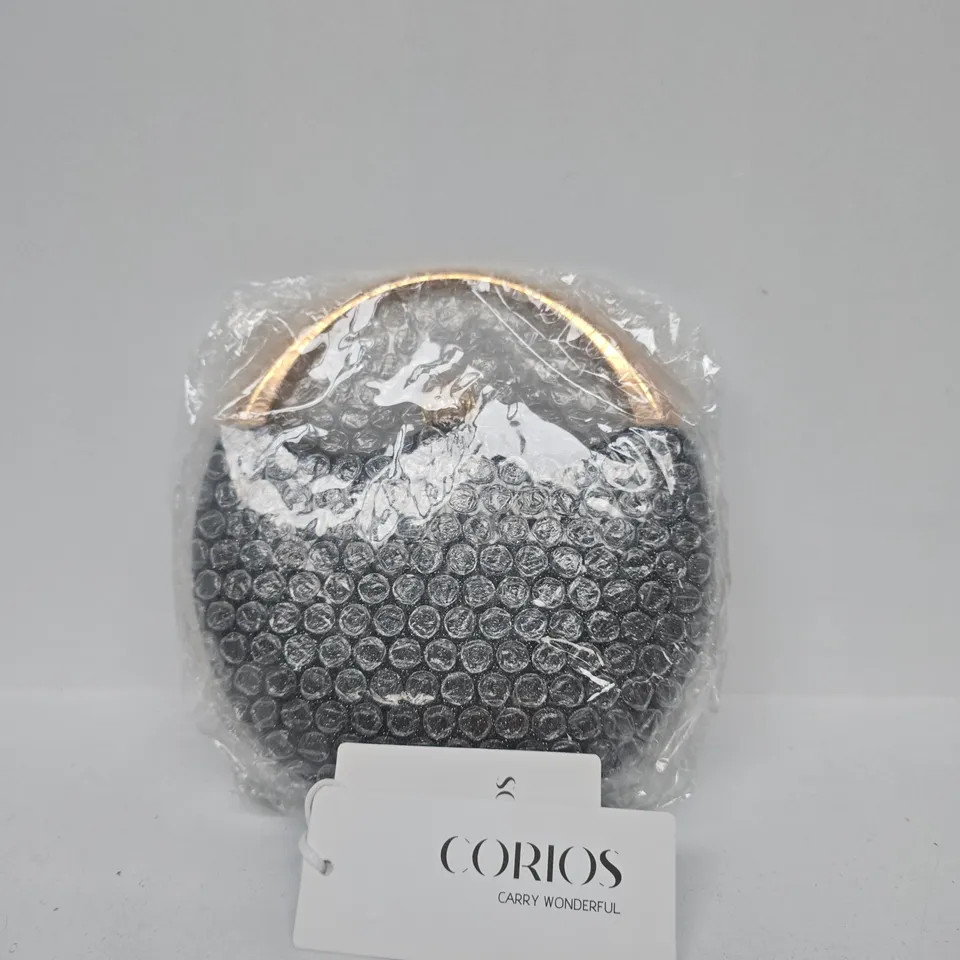 CORIOS ROUND BAG CHARM WITH ROSE GOLD RIM – CARRY WONDERFUL