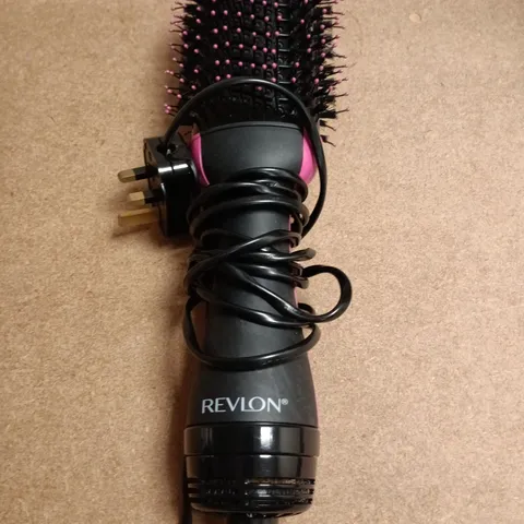 REVLON HAIR STYLING BRUSH – BLACK WITH PINK BRISTLES (CORDED)