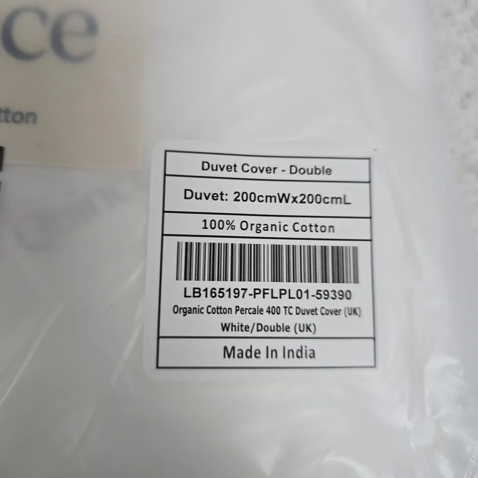 QUINCE DUVET COVER SET – DOUBLE, 200X200 CM, 100% ORGANIC COTTON
