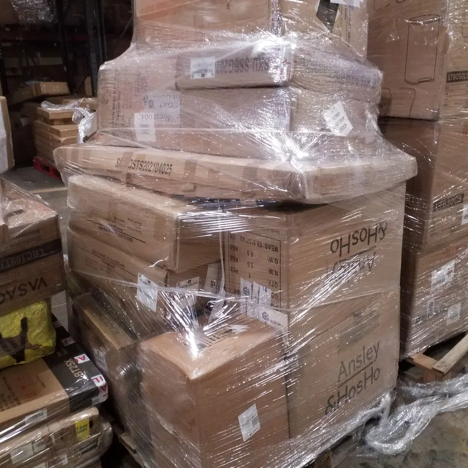 PALLET CONTAINING ASSORTED PRODUCTS INCLUDING DINING CHAIRS & SHOE RACK