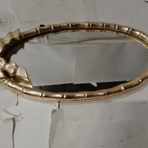 GOLD-TONE MIRROR