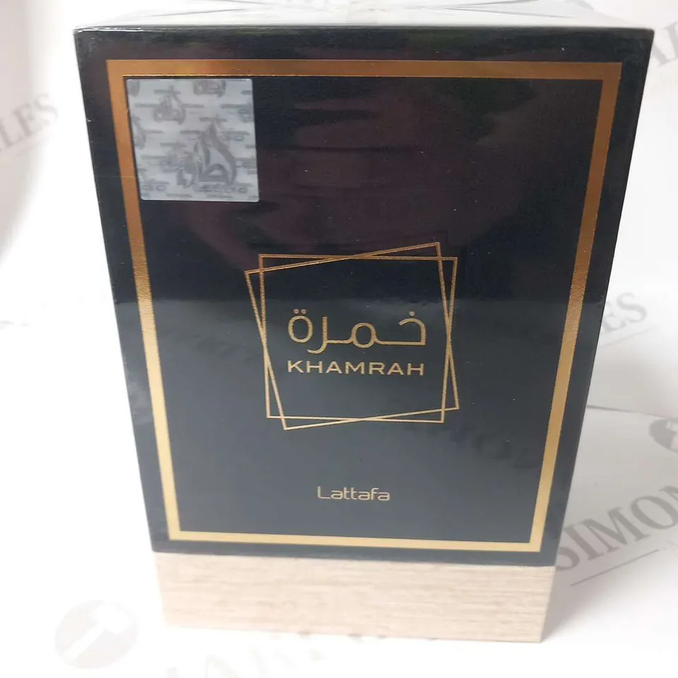 BOXED AND SEALED KHAMRAH LATTAFA EAU DE PARFUM 100ML