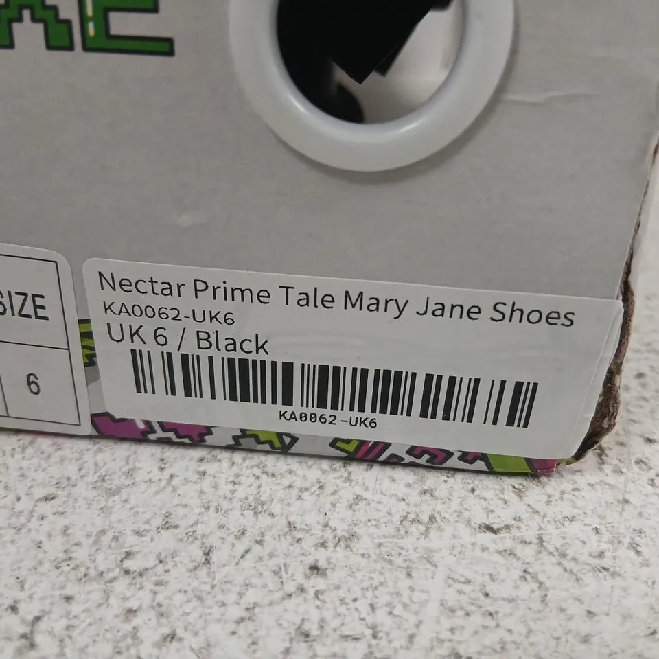 KOI NECTAR PRIME TALE MARY JANE SHOES – BLACK, UK 6