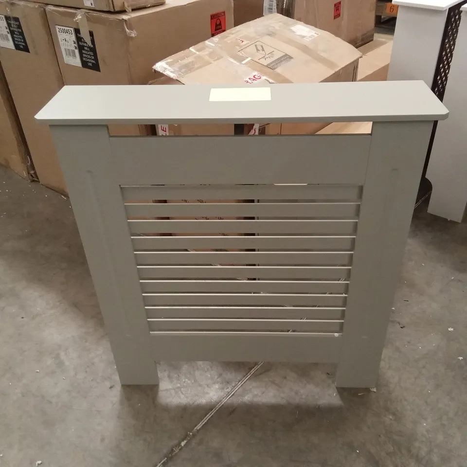VIDA DESIGNS MILTON RADIATOR COVER - GREY - SMALL