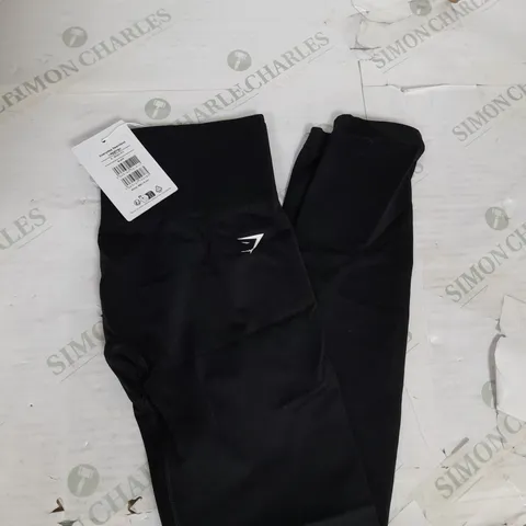 GYMSHARK EVERYDAY SEAMLESS LEGGINGS IN BLACK SIZE S