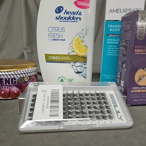 APPROXIMATEY 20 HEALTH AND BEAUTY PRODUCTS TO INCLUD - HEAD AND SHOULDERS - AMELIORATE - NUFUTENG - EELHOE - ETC