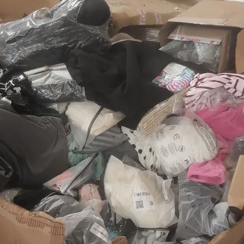 PALLET CONTAINING A VERY LARGE QUANTITY OF ASSORTED CLOTHING ITEMS ECT