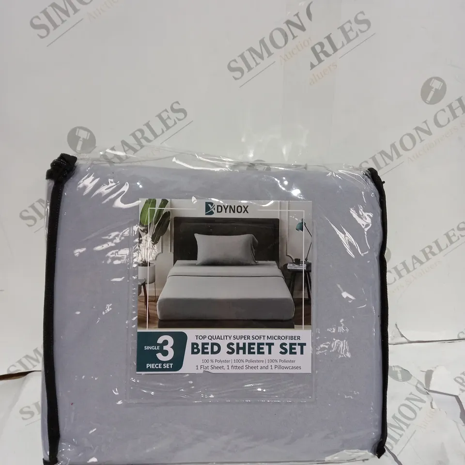 packaged 3 piece set to include 1 flat sheet, 1 fitted sheet and 1 pillowcase 