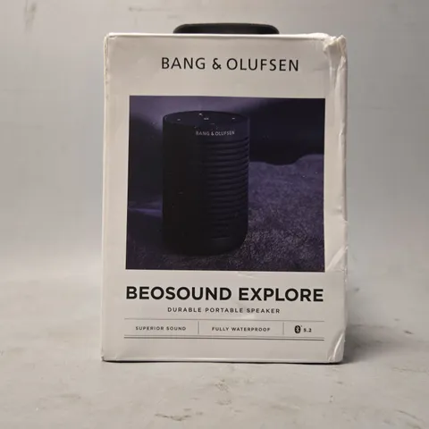 BOXED BANG & OLUSFSEN BEOSOUND EXPLORE PORTABLE SPEAKER