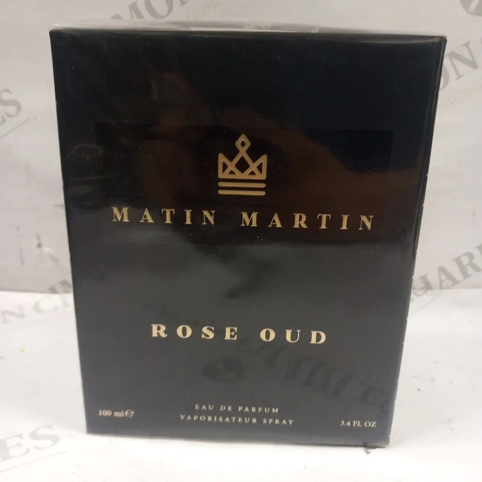 BOXED AND SEALED MATIN MARTIN ROSE OUD EAU DE PARFUM 100ML