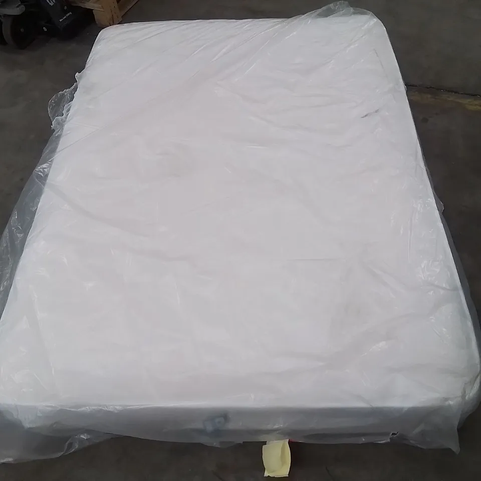 BAGGED SERENITY COMFORT COIL SPRING AND ECO-FOAM HYBRID 135cm DOUBLE MATTRESS 