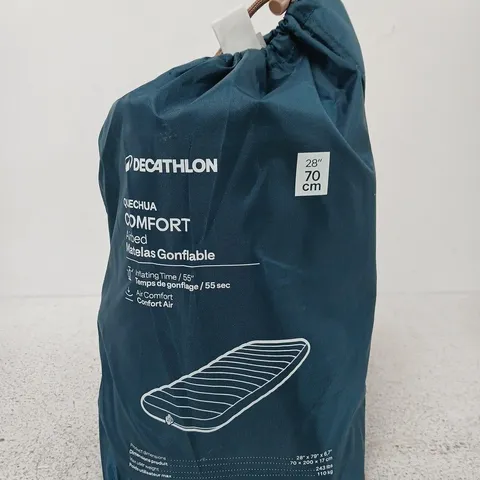 DECATHLON COMFORT INFLATABLE SLEEPING PAD (AIRBED) - 28IN / 70CM