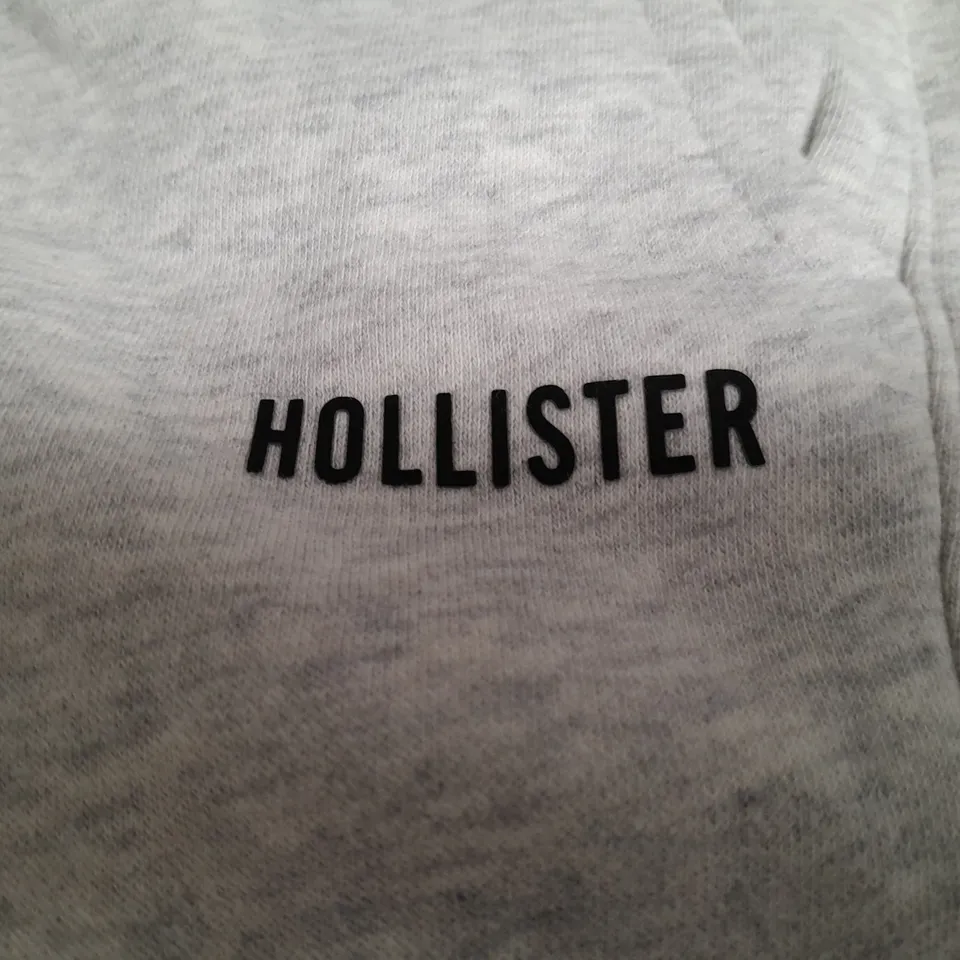 HOLLISTER SWEATPANT JOGGERS IN WHITE - LARGE