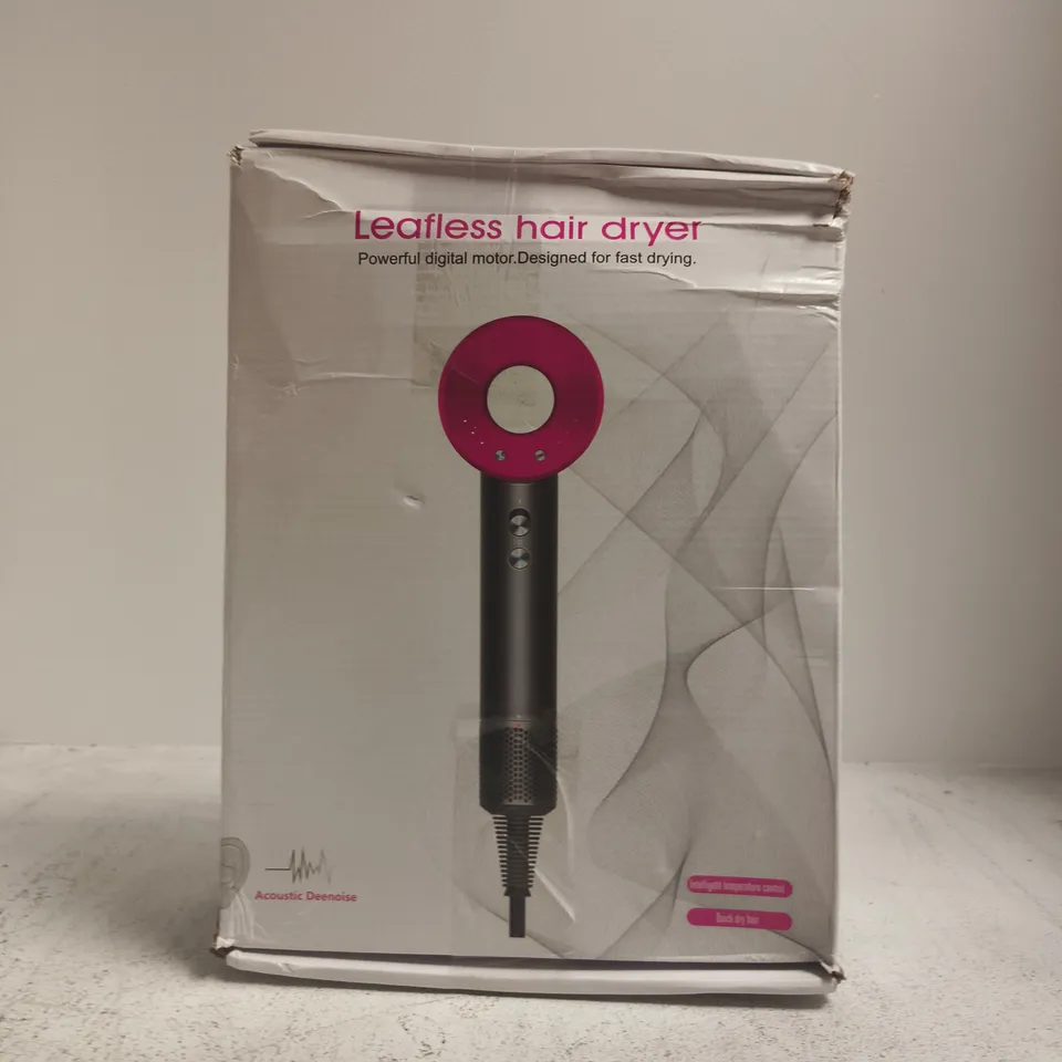 BOXED LEAFLESS HAIR DRYER
