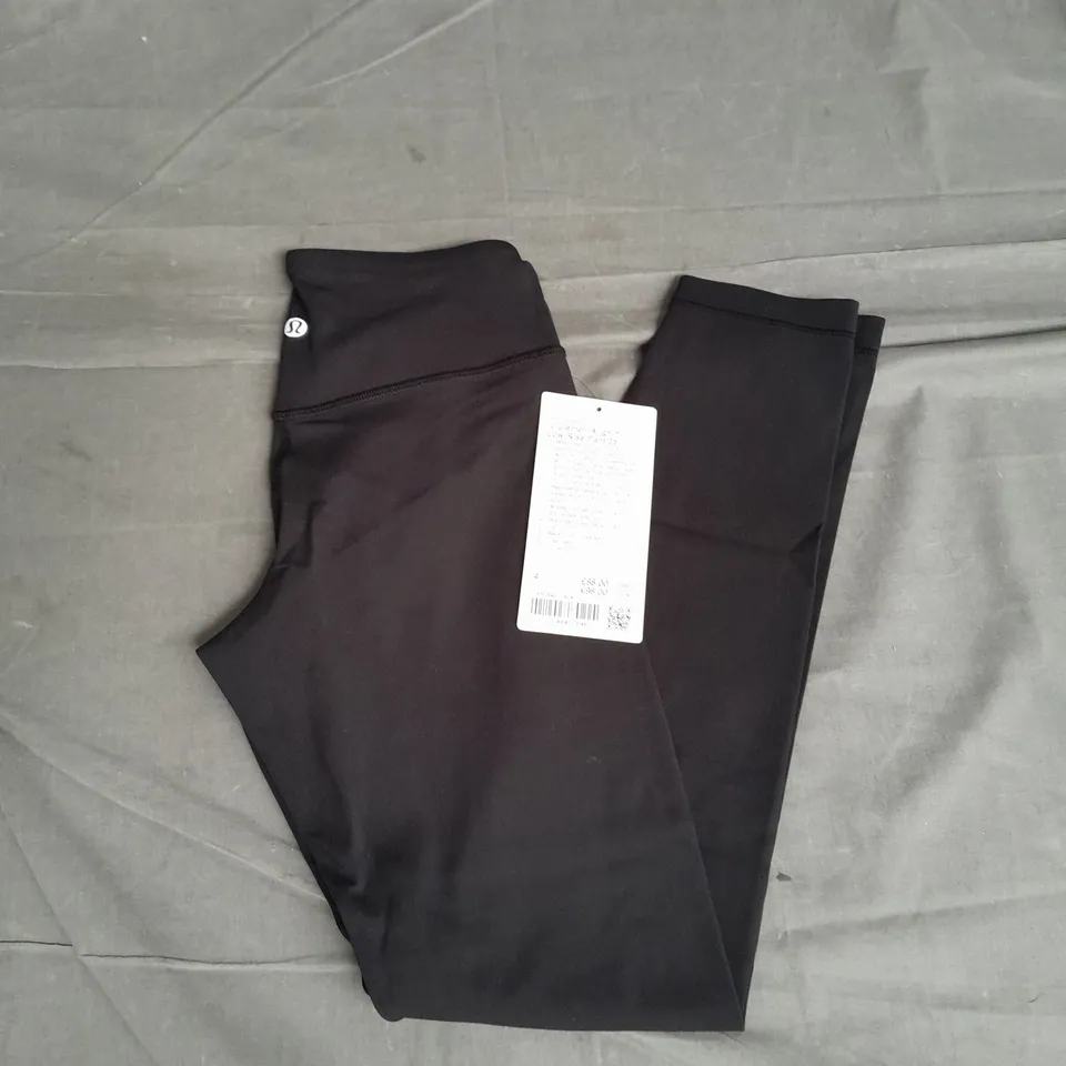 LULULEMON ALIGN LOW-RISE PANT 25" IN BLACK SIZE 4